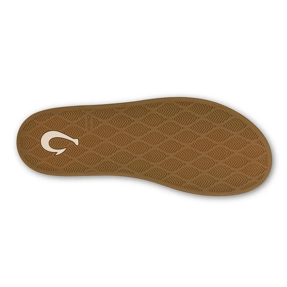 NEW OluKai Hamani Hulu Dusty Olive and Mustard Slippers Men’s Size 11